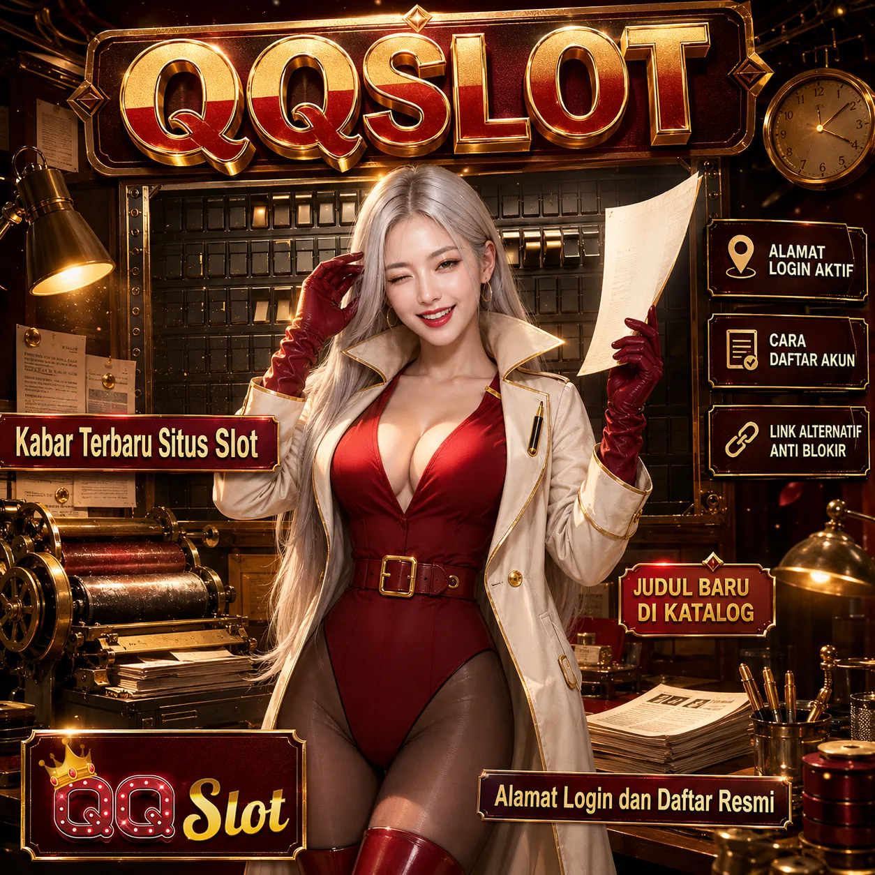 QQSLOT : Kabar Terbaru Situs Slot, Alamat Login dan Daftar Resmi by Hey siriusly